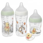 Set iniziale NUK Perfect Match, 3 biberon anticolica + succhietto, Winnie the Pooh, 0-6 mesi