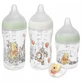 Set iniziale NUK Perfect Match, 3 biberon anticolica + succhietto, Winnie the Pooh, 0-6 mesi