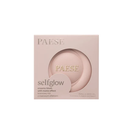 Paese Selfglow, cremefarbenes Rouge mit Matteffekt, Peony Kiss, 8 g