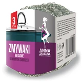 Anna Zaradna, metal scourers for tough dirt, 3 pieces