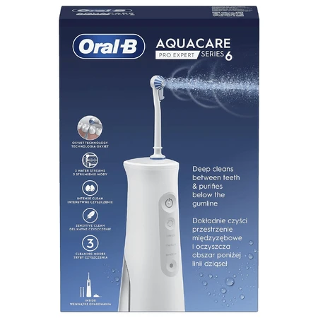Oral-B AquaCare Pro-Expert serie 6, watergeefapparaat met OxyJet technologie