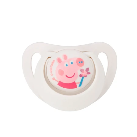 NUK Star, fopspeen, 18-36 maanden, siliconen, anatomisch, Peppa Pig, 2 stuks