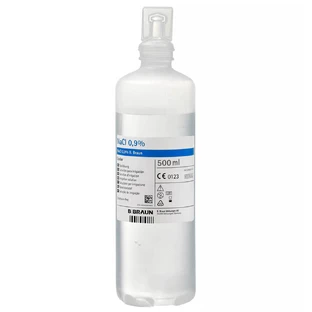 Ecolav Bbraun, solución salina 0,9%, 500 ml