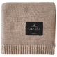 Lullalove, knitted blanket, bamboo, caramel beige, 80 x 100 cm