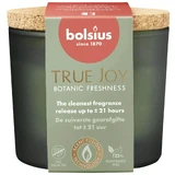 Bolsius True Joy Botanic Freshness, Duftkerze mit Korkdeckel