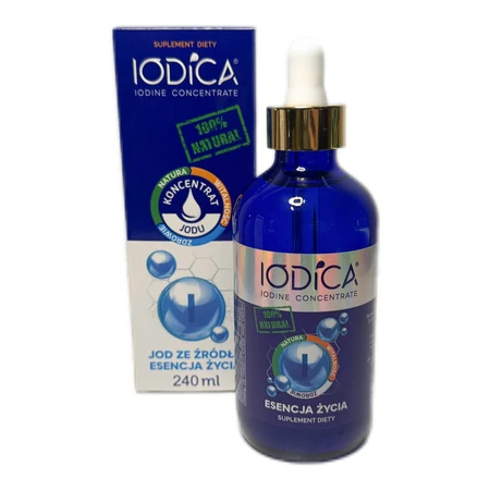 Iodica, koncentrat jodu, płyn, 240 ml USZKODZONE OPAKOWANIE: ceny i cechy