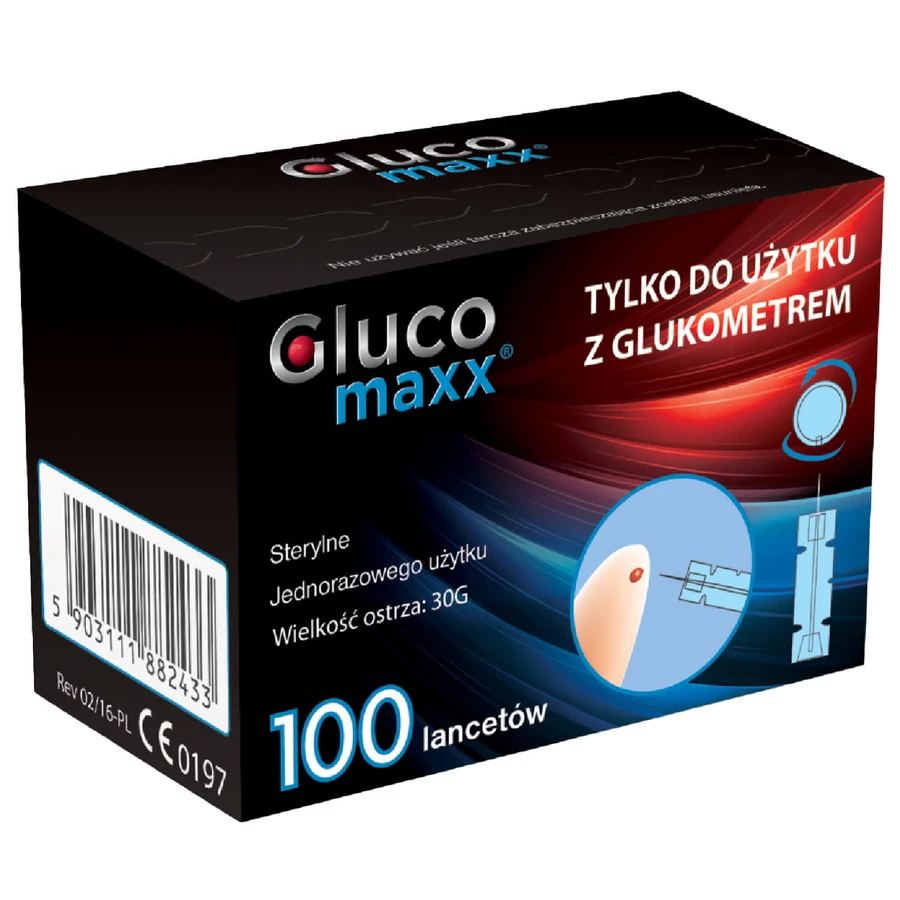 Glucomaxx, lancetten, 100 stuks
