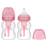 Dr. Brown's Options+, anti-colic fles met wijde hals en speen, roze, 2 x 150 ml