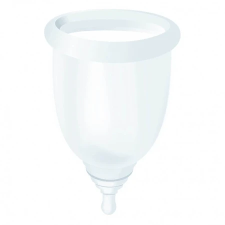 My Bella, Day & Night menstrual cup, transparent, size M + disinfecting container