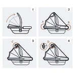 Sipo, Regenschutz für Babyschale, transparent, 1 Stück