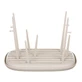 AKUKU, opvouwbare fles- en accessoiredroger, beige, 1 st