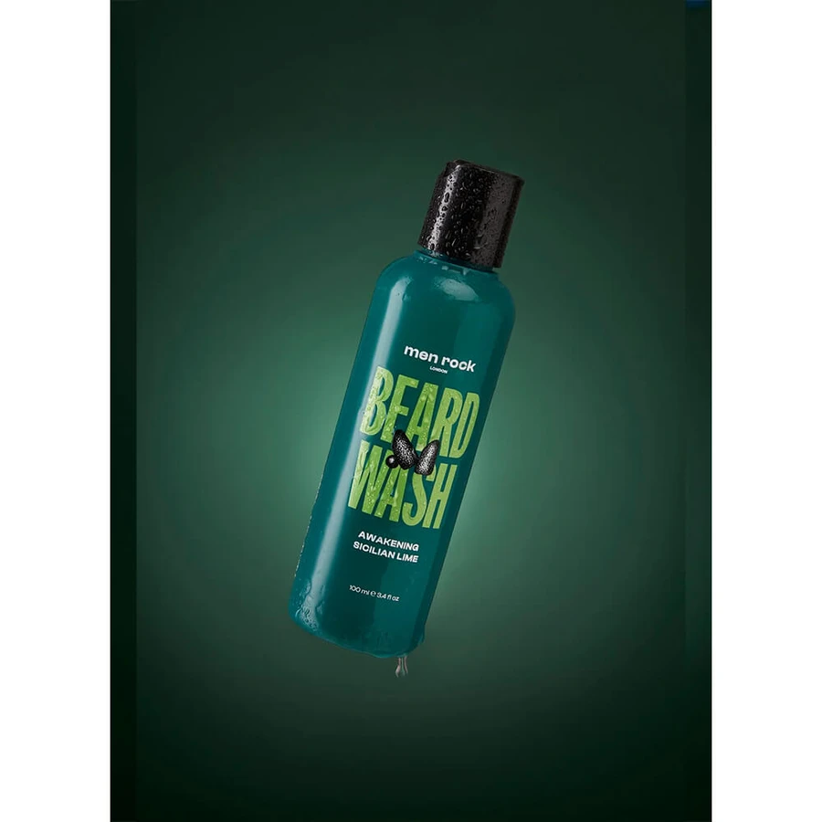 Men Rock Beardy Beloved Sicilian Lime set, shampoo 100 ml + lotion, 100 ml