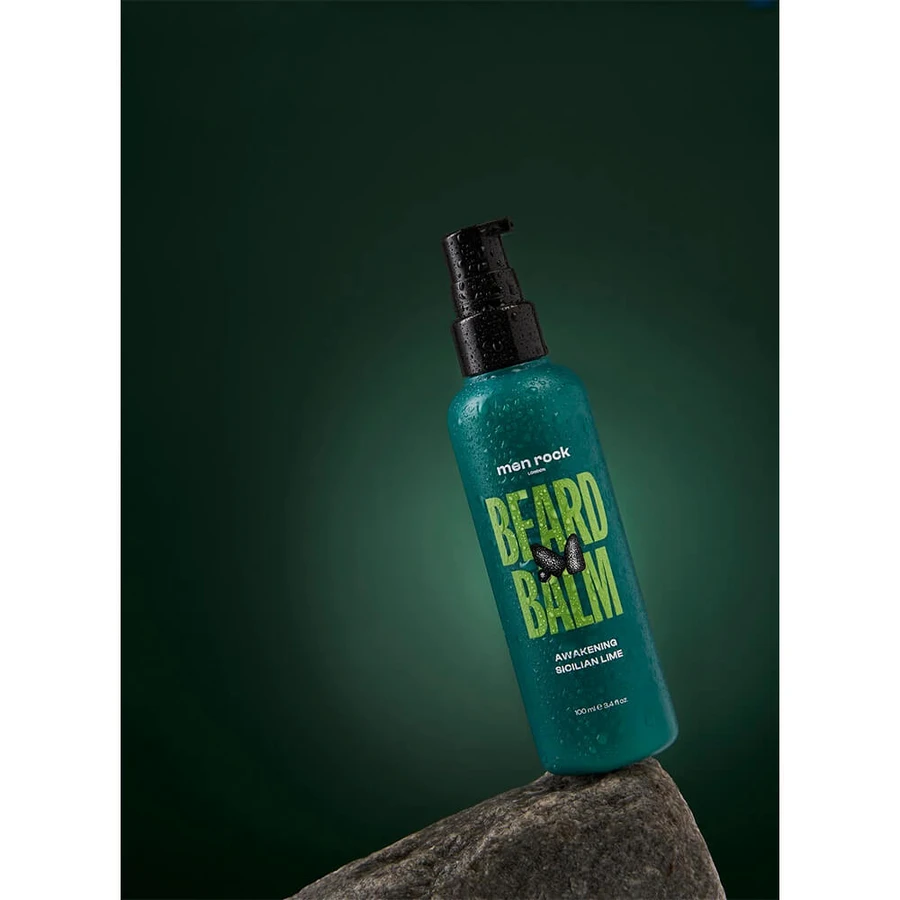Men Rock Beardy Beloved Sicilian Lime set, shampoo 100 ml + lotion, 100 ml