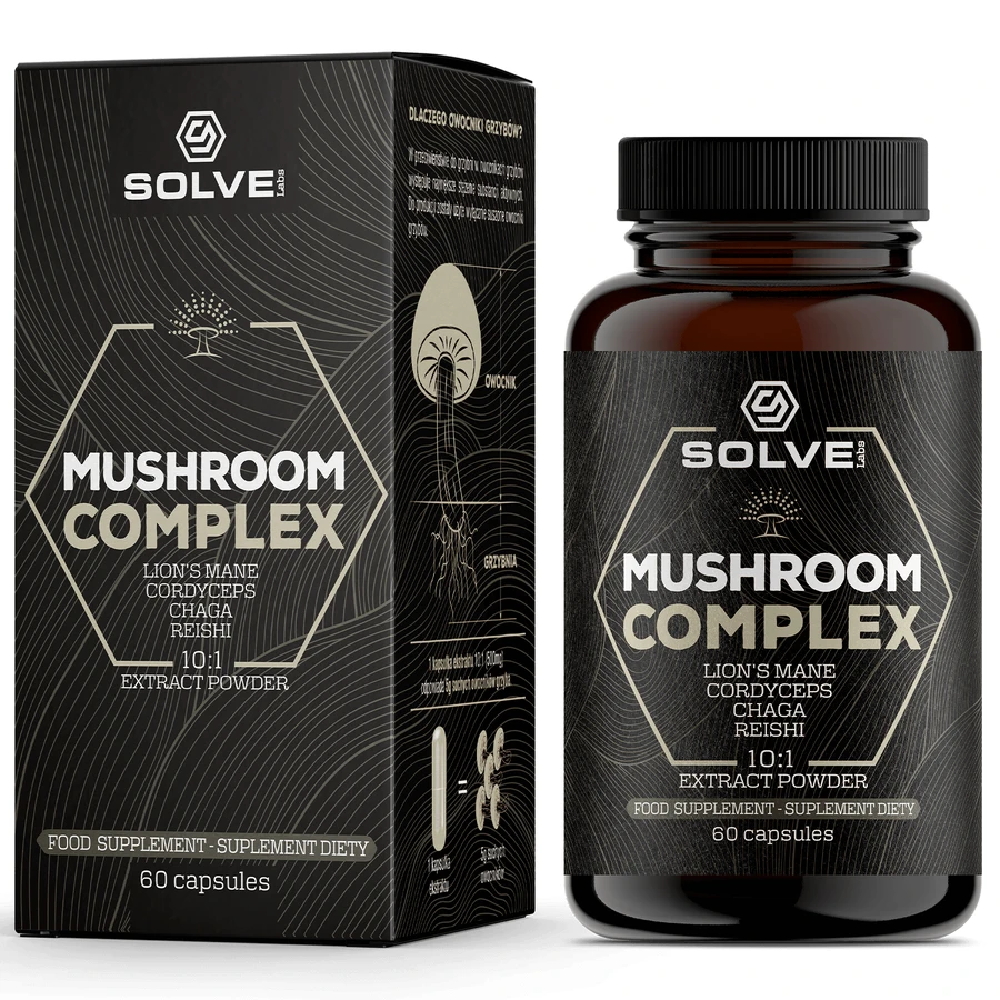 Solve Labs Paddenstoelencomplex, 60 capsules