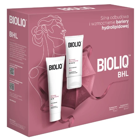 Bioliq BHL set, crema barrera protectora para el rostro, 50 ml + crema de manos, 75 ml