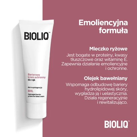 Bioliq BHL set, crema barrera protectora para el rostro, 50 ml + crema de manos, 75 ml