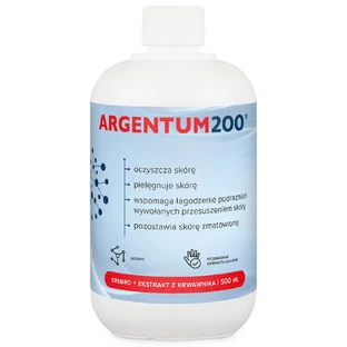 Aura Herbals Argentum200, plata, tónico, 500 ml