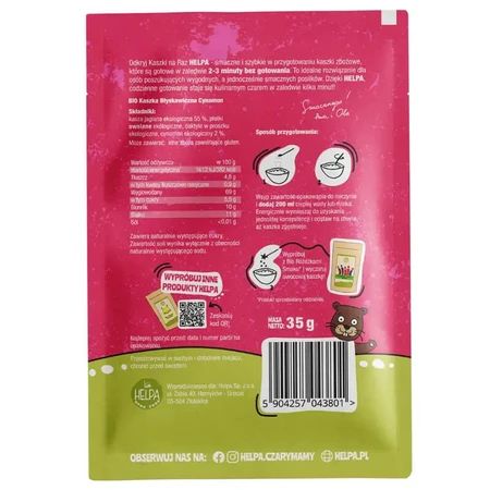 Helpa Bio Instant-Brei, Zimt, 35 g