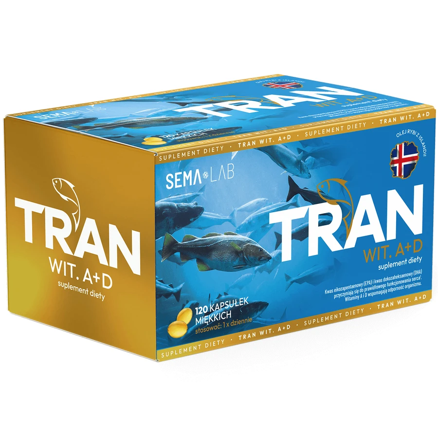 SEMA Lab Tran Vit. A + D, 120 Softgel-Kapseln