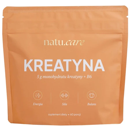 Natu.Care Creatină + B6, mango-maracuja, 372 g