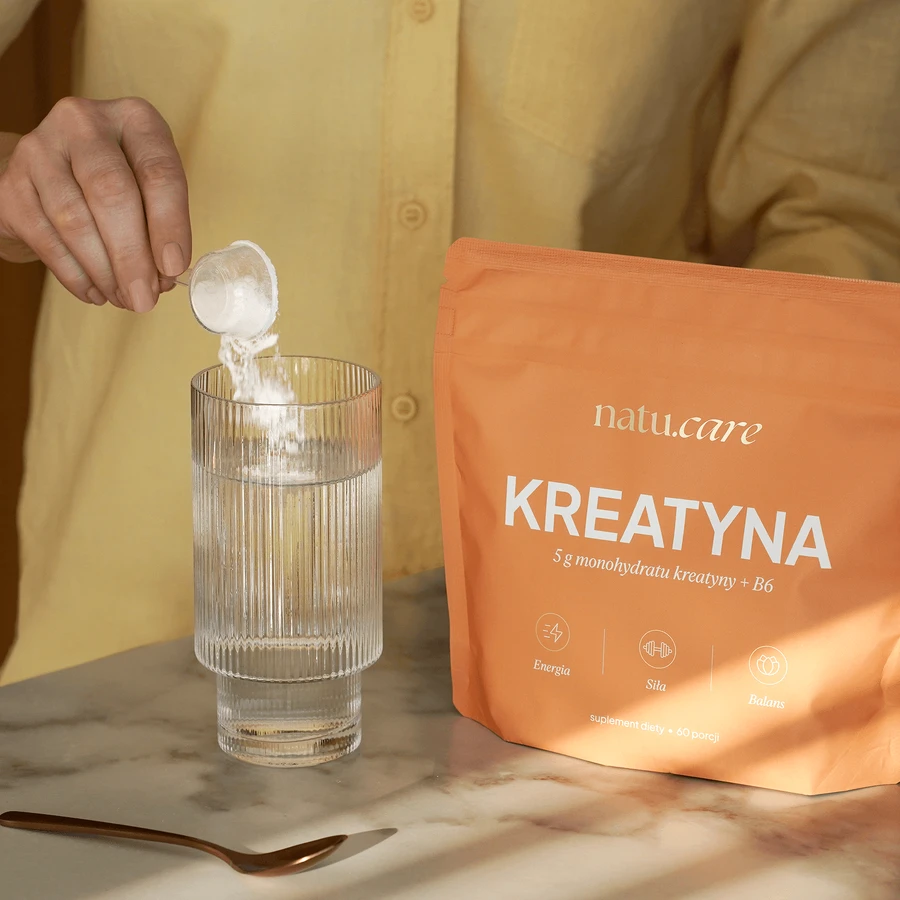 Natu.Care Creatină + B6, mango-maracuja, 372 g