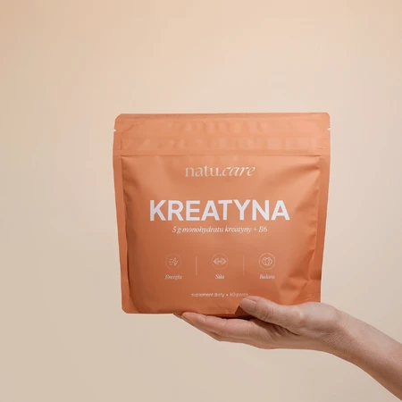 Natu.Care Creatină + B6, mango-maracuja, 372 g