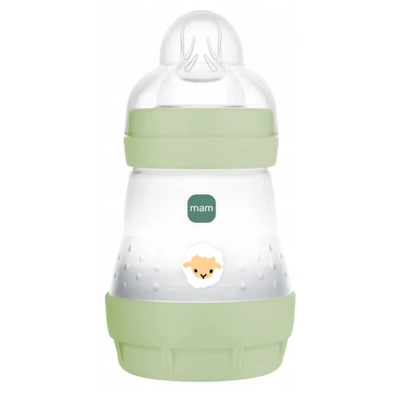 MAM Perfect Start, biberon anti-colic, cu tetină din silicon, Grounding in Nature, unisex, de la 2 luni, 160 ml