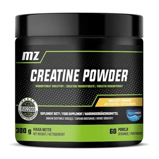 MZ-Store Creatina en polvo, sabor piña, 300 g