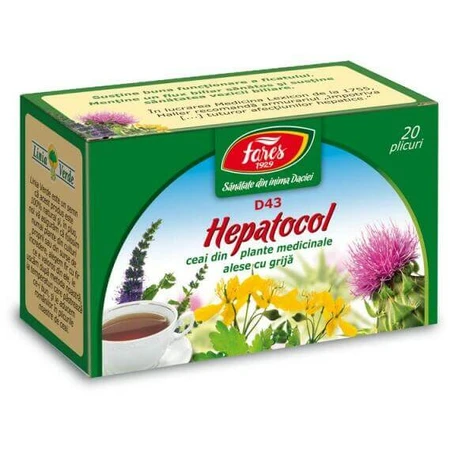 Hepatocol Tee D43, 20 Portionsbeutel, Fares