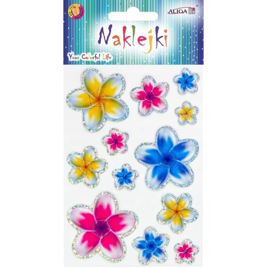 Decoratieve stickers 8x12cm mix