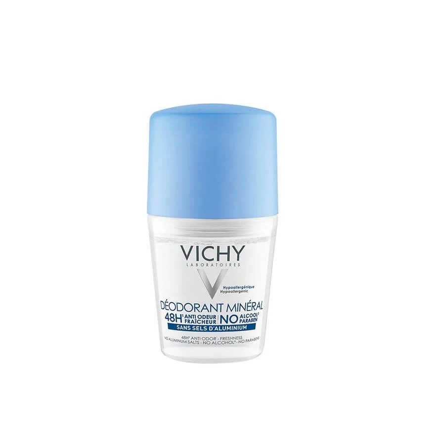 Vichy Minerale Deodorant 48H Aluminiumzoutvrije Roll-on Deodorant, 50 ml