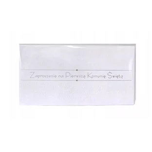 Invitation à la communion 8,5 x 16,5 cm + enveloppe