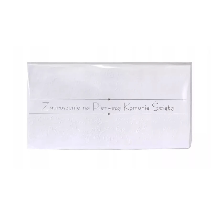 Invitation à la communion 8,5 x 16,5 cm + enveloppe