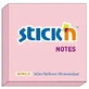 Stickn Sticky notes rosa pastello 76x76mm 100 fogli