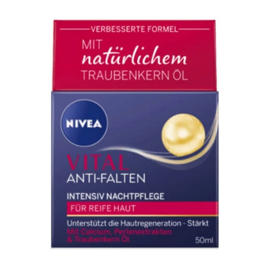 Nivea, Vital, Crème de nuit anti-rides, 50 ml