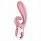 Satisfyer Hug Me Bunny Vibrator Pink/White