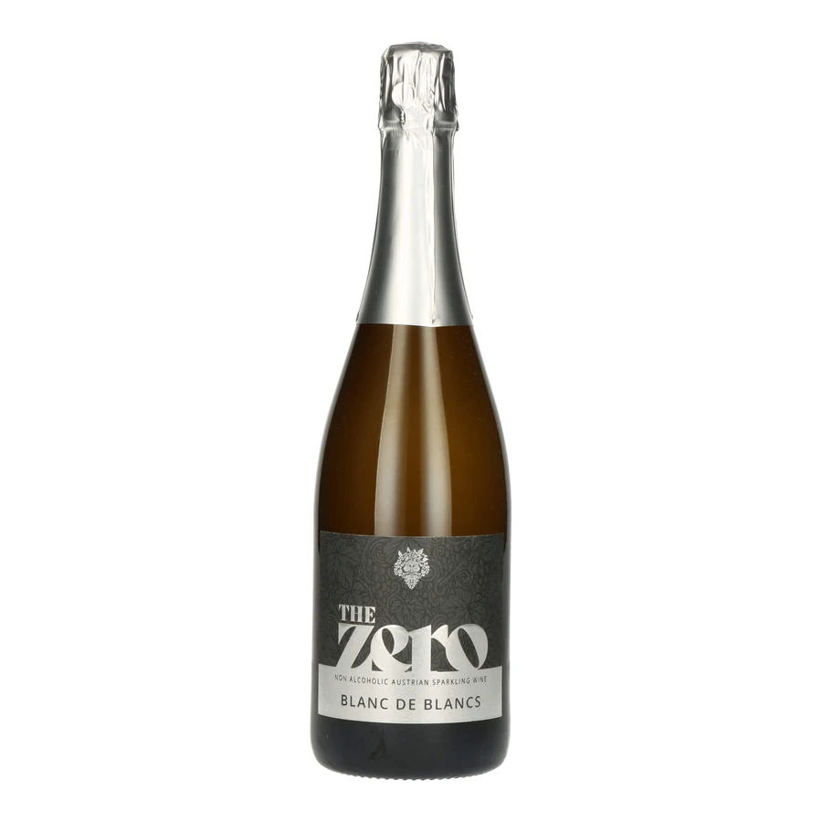 THE ZERO Vino espumoso blanco semiseco sin alcohol Blanc de Blancs, 750 ml