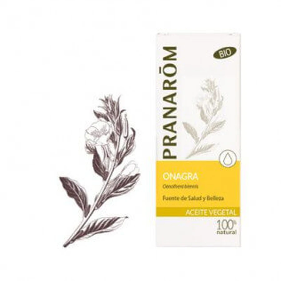 Pranarom Teunisbloem plantaardige olie 50ml Bio