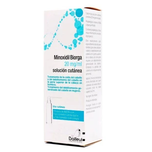 MINOXIDIL BIORGA 20 MG/ML HUIDOPLOSSING 1 FLACON 60 ML