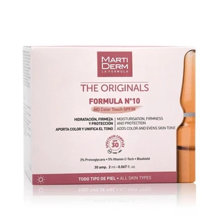 Martiderm Fórmula Nº10 HD Toque de Color SPF30 30 ampollas 2ml