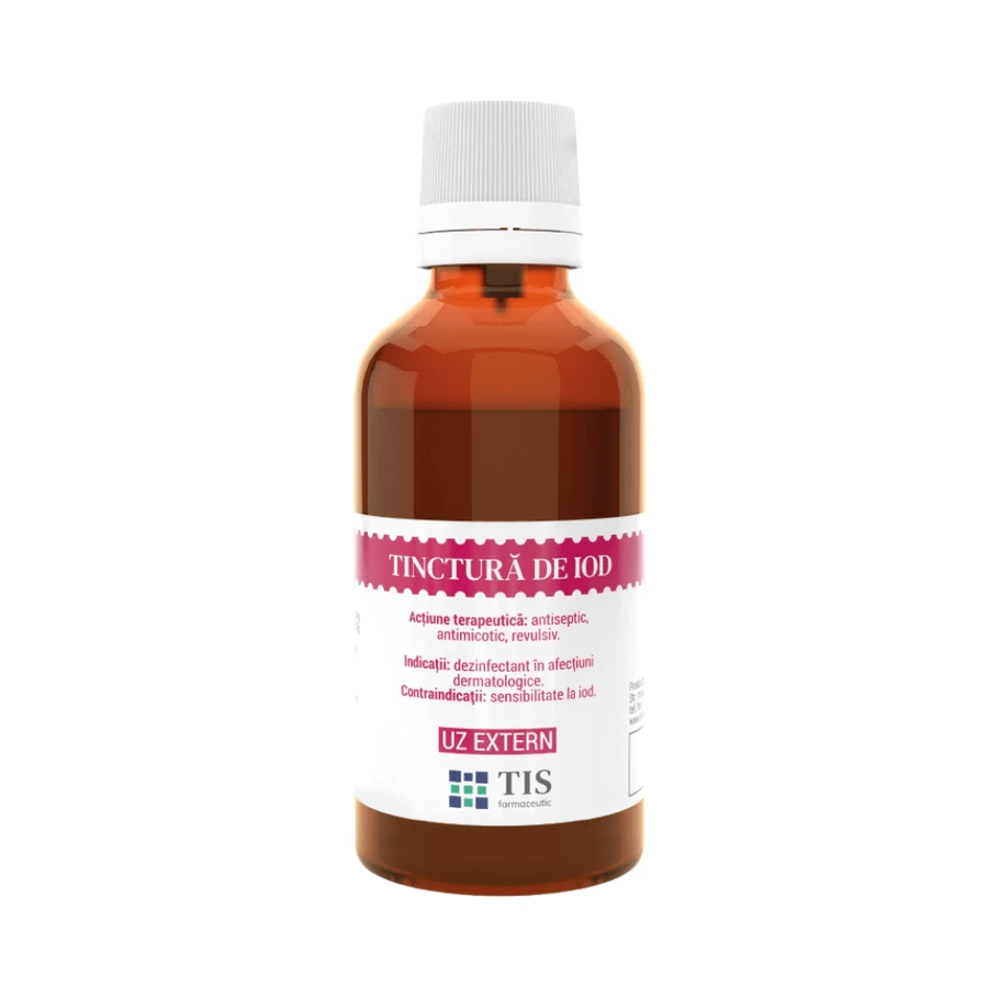 Iodine tincture, 2%, 50 ml, Tis Farmaceutic 