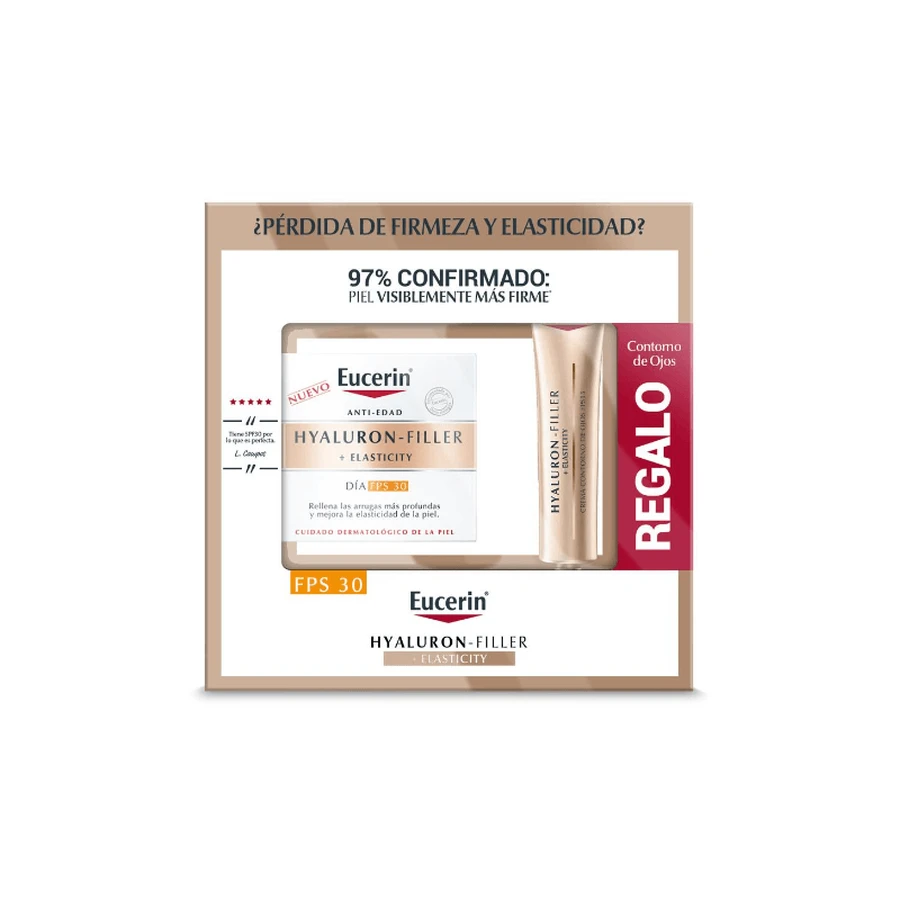 Eucerin PACK Hyaluron Filler Elasticity Day SPF30, 50 ml + GIFT Elasticity Eye Contour 15 ml