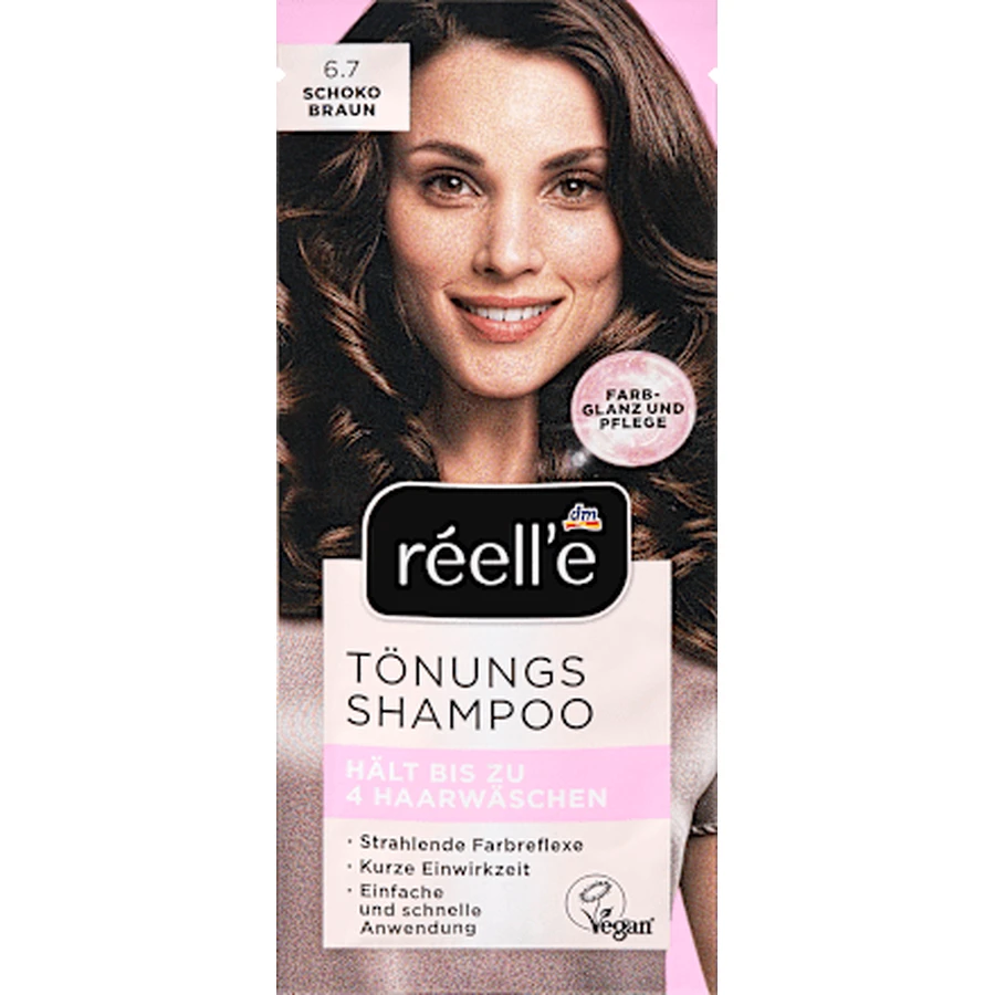 réell'e Coloring shampoo 6.7 Chocolate brown, 14 ml