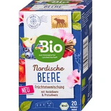 dmBio Té de frutas, Frutas nórdicas con arándanos y arándanos rojos, 20 piezas