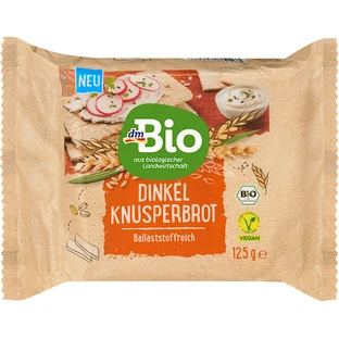 dmBio Pain d'épeautre croustillant, 125 g
