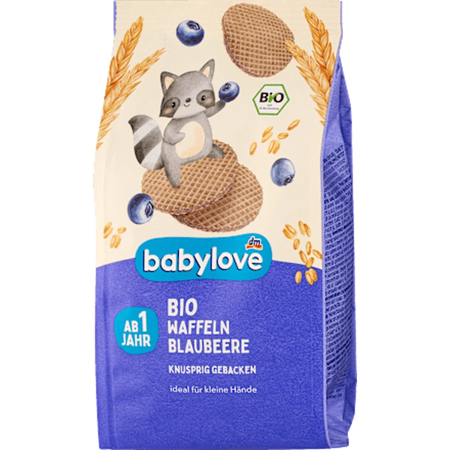 babylove Bio-Blaubeerwaffeln, 30 g