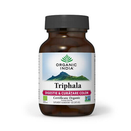 Triphala, 60 Kapseln, Bio Indien