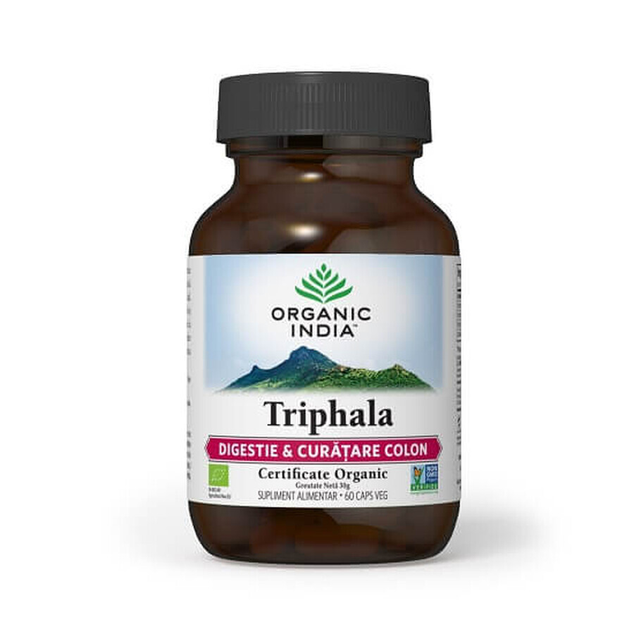 Triphala, 60 capsules, Biologisch India