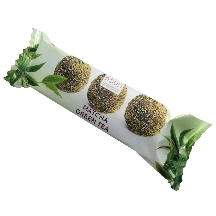 Vegane Trüffel mit Matcha-Grüntee, 30 g, Nouri