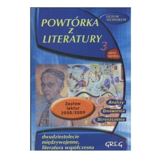 Greg Powtórka z literatury 3 Liceum/Technikum versione mini